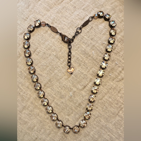 Sabika choker necklace S17 champagne - Picture 1 of 3